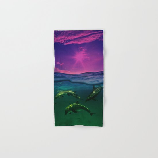 Dreaming Of Dolphins Hand & Bath Towel
