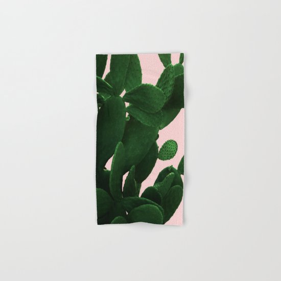 Cactus On Pink Hand & Bath Towel