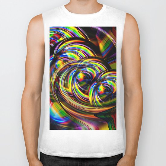 Abstract Perfection 53 Biker Tank