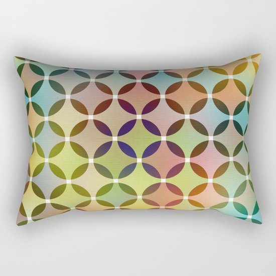 Dots in Dots Rectangular Pillow