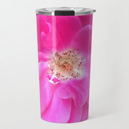 Pink Rose Travel Mug