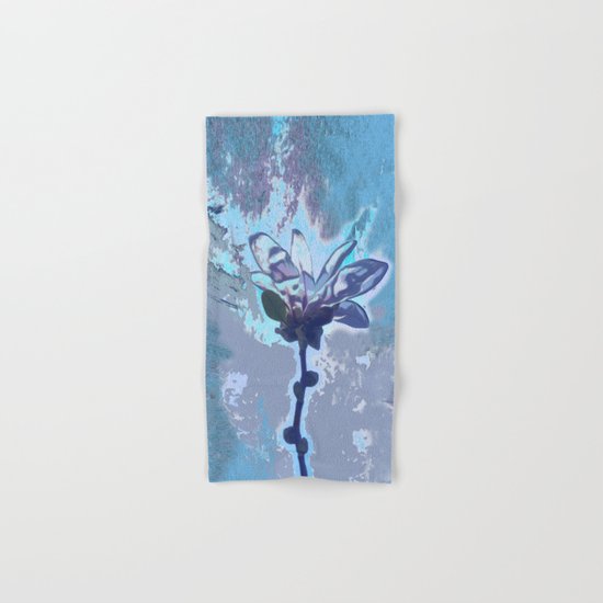 Blue flower fantasy Hand & Bath Towel