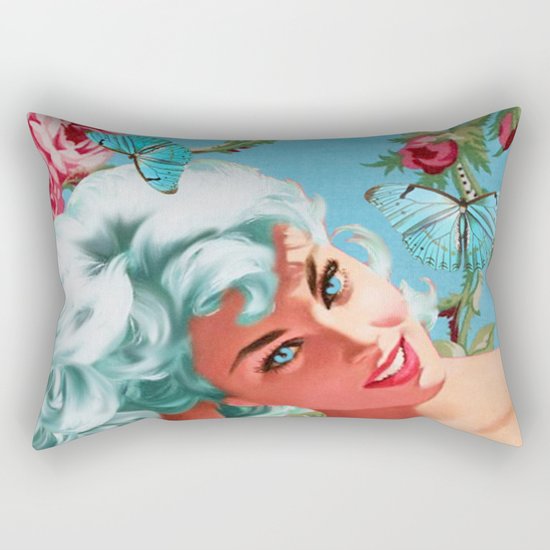 BLUE SKEYES Rectangular Pillow