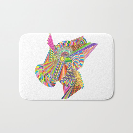 free your mind Bath Mat