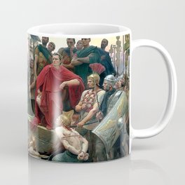 Vercingetorix Throws Down His Arms At The Feet Of Julius Caesar Coffee Mug