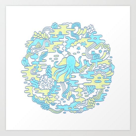 Ocean Zone Art Print