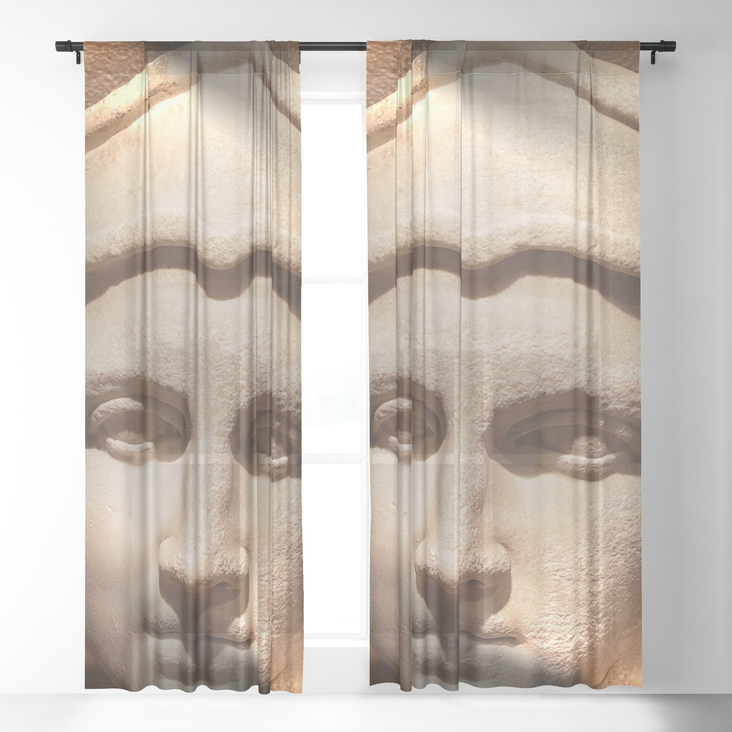 Lighted Antiquity Sheer Curtain By Denrobcat Society6