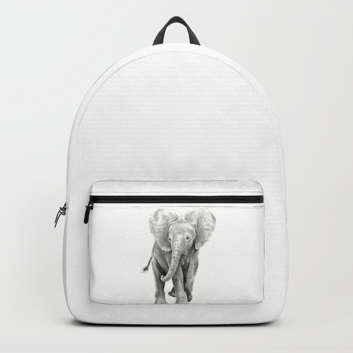 Baby Elephant Watercolor Backpack