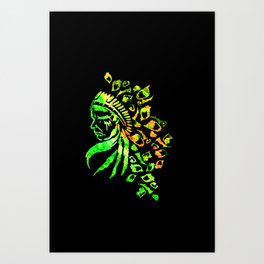Neon Indian Art Print