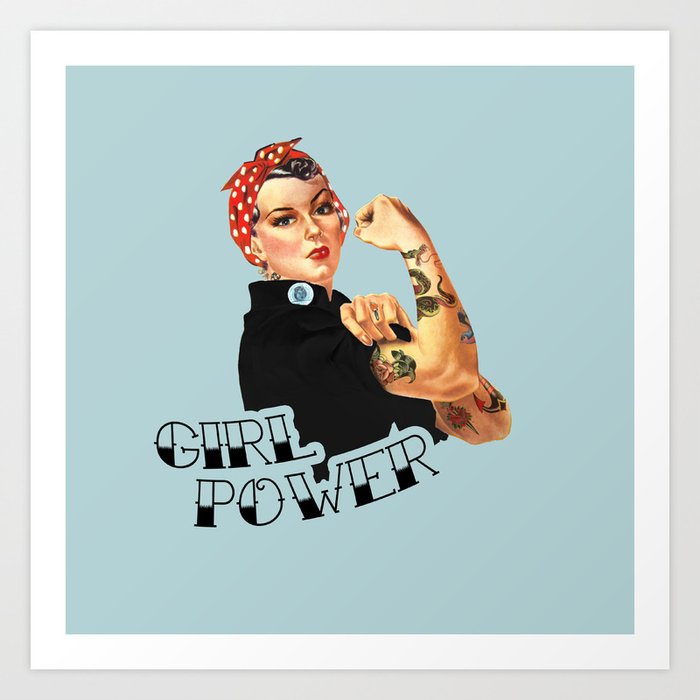Girl Power! Art Print