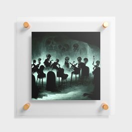 The Skeleton Orchestra Floating Acrylic Print