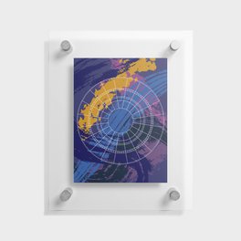 BLUE Scale Floating Acrylic Print