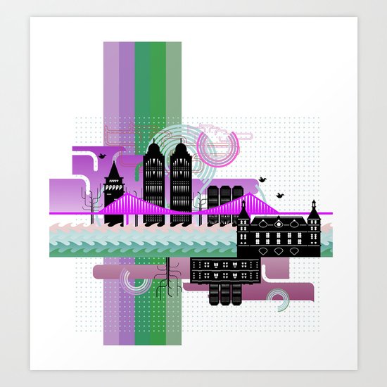 Istanbul aka Constantinopolis Art Print