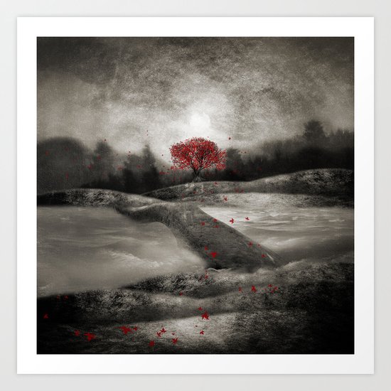 The red sounds and poems, Chapter I Art Print