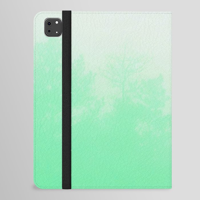 Out of focus - cool green iPad Folio Case