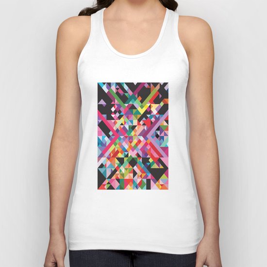 Geometric Kaos Unisex Tank Top