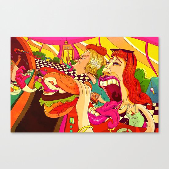 EAT Canvas Print