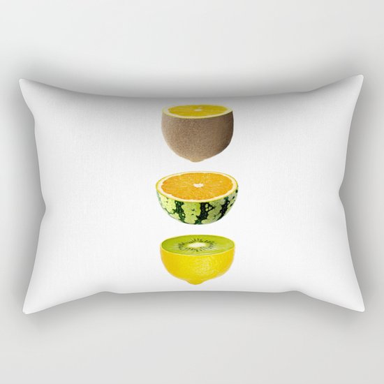Mixed Fruits Rectangular Pillow