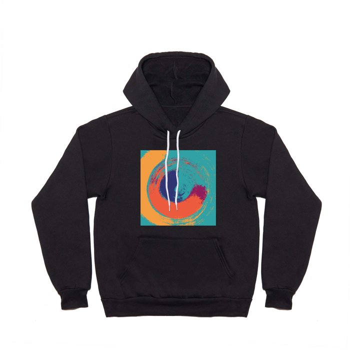 Bottle - Abstract Circle Colorful Swirl Art Design Hoody