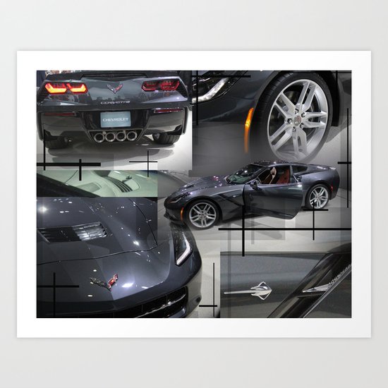 The Corvette Art Print