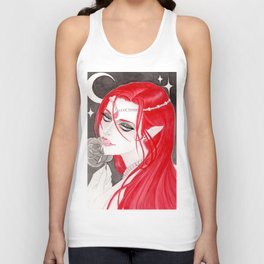 Redheaded Vampire Unisex Tank Top