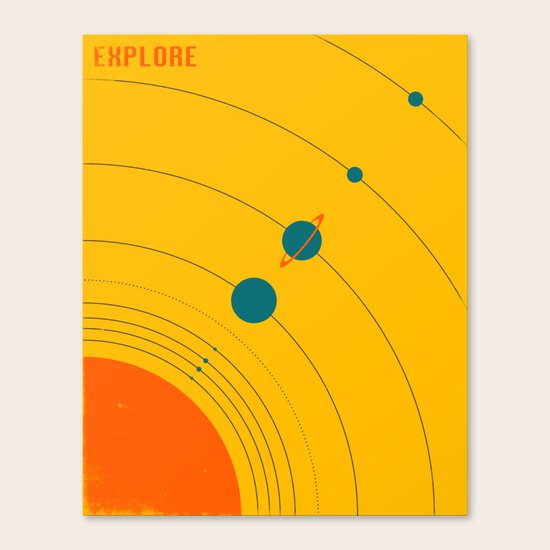 EXPLORE Canvas Print
