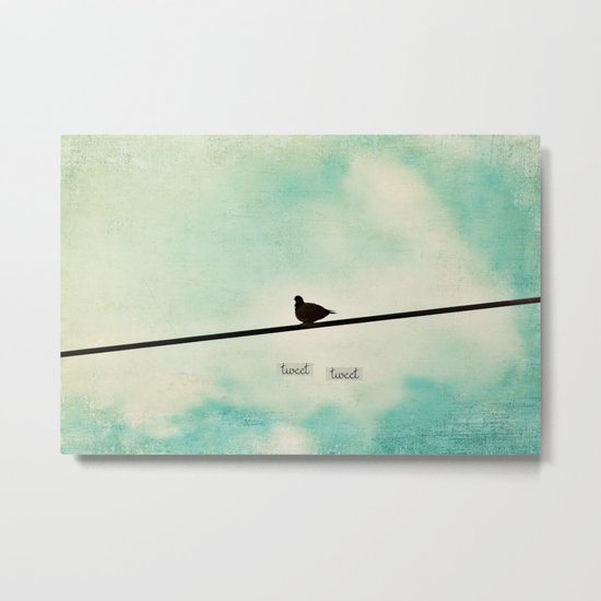 tweet tweet Metal Print