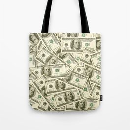 100 dollar bills Tote Bag