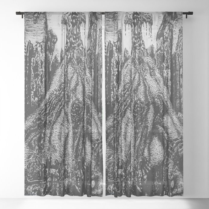 Devilution Sheer Curtain