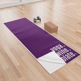 ALL GOOD THINGS COME IN THREE Yoga Towel