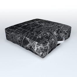 Rochester, New York Black Map Outdoor Floor Cushion | Maps, Nyc, Modern, Linedrawing, Map, Architecture, Travel, Rochester, Interiordesign, City 