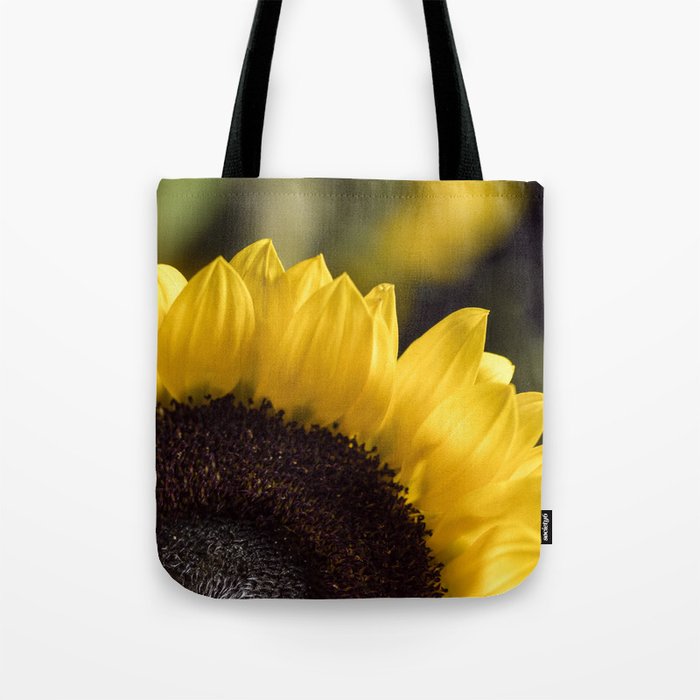 Brown Disk Sunflower Macro 1 Tote Bag