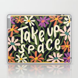 Take Up Space Flower Garden Laptop & iPad Skin