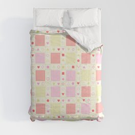 Checkers Pink Comforter