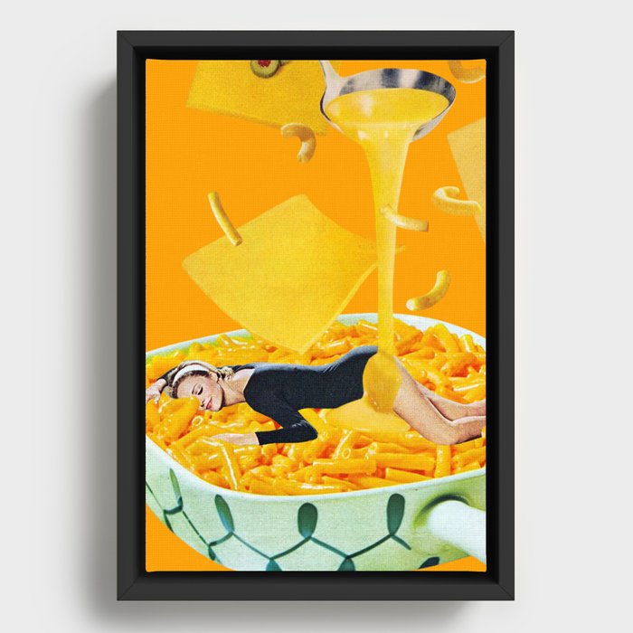 8x10 Cheese Dreams Framed Canvas