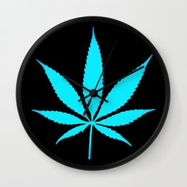 Weed : High Time Blue Wall Clock