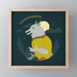 Werewolf Framed Mini Art Print