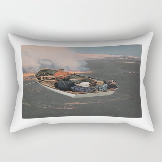 Boat ride Rectangular Pillow