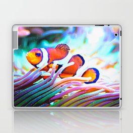 Clownfish Closeup | Aquatic | Coral | Fish | Nature Photography Art Laptop & iPad Skin