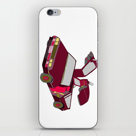 cool girls like flying cars iPhone Skin