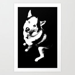 Husky Husky Art Print