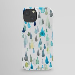 Raindrops iPhone Case