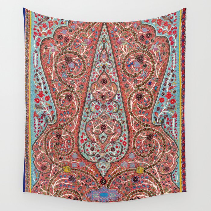 Rasht Antique Persian Wall Hanging Print Wall Tapestry by Vicky Brago ...