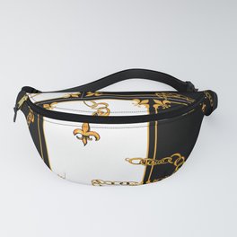 Unchained: Gold, Black + White Fanny Pack
