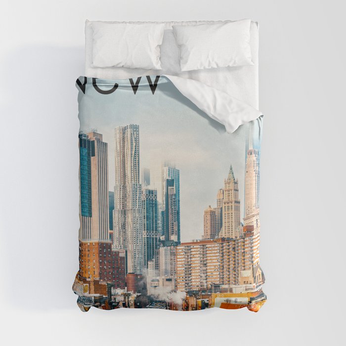 New York City | Manhattan Skyline Views Duvet Cover
