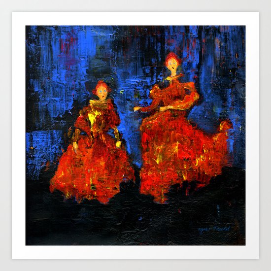 the gracious and the clumsy one Art Print