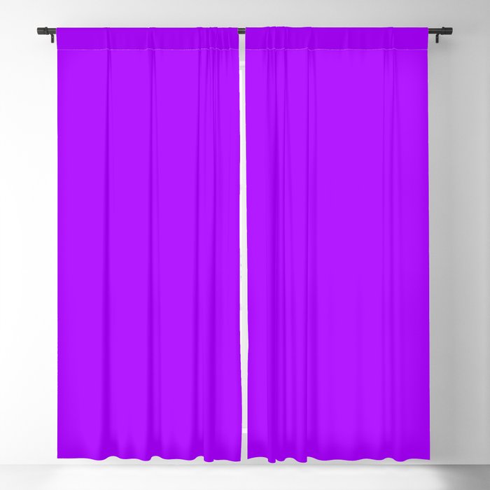 Modern neon purple trendy colors Blackout Curtain