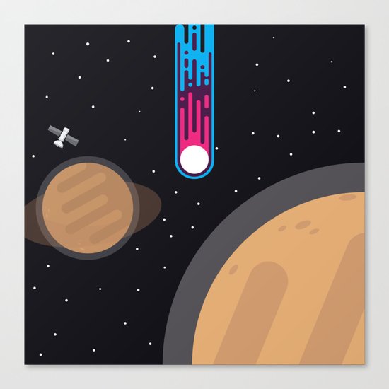 Meteor Canvas Print
