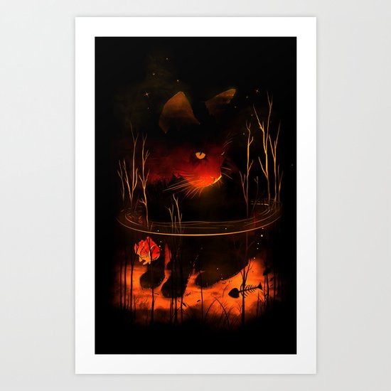 Catfish Art Print