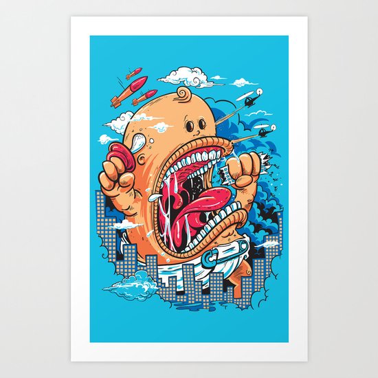 Momma's Boy Art Print
